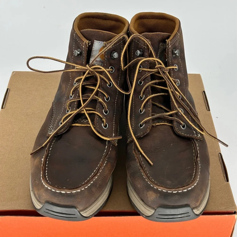 Carhartt Lightweight Wedge Chukka Lace Work Boots 4